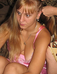 Lucky BF with his long haired blonde GF