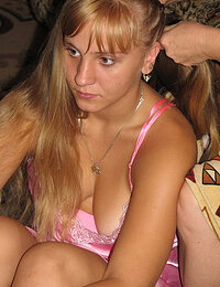 Long haired girls trying an eprotic modeling